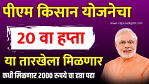 PM Kisan Yojana 20th Installment Date