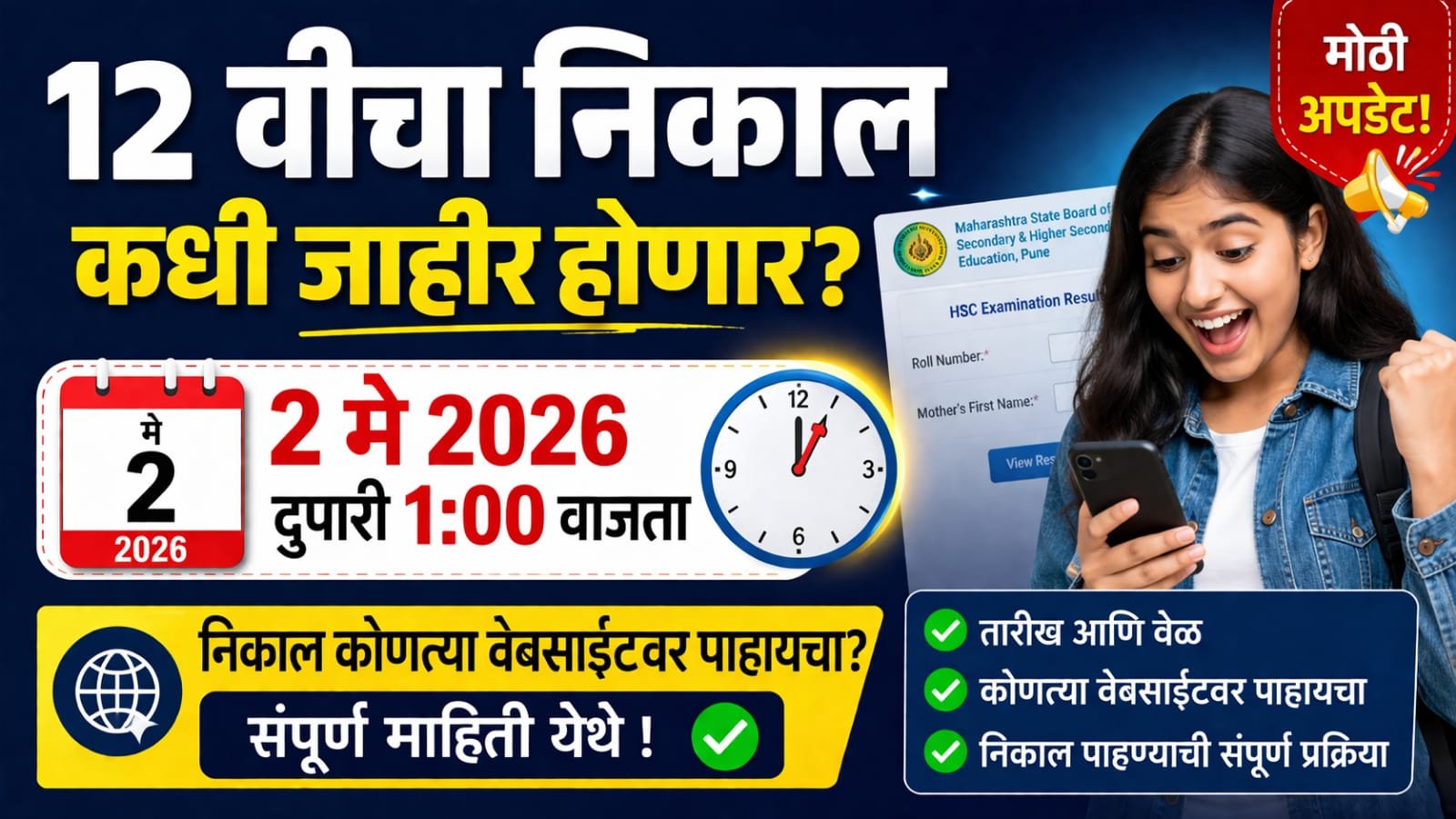 12 th Result Date Maharashtra